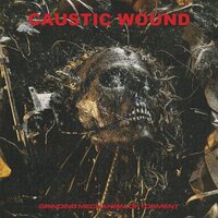 Caustic Wound - Grinding Mechanism Of Torment vinyl cover