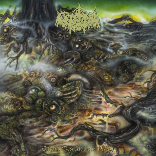 Cerebral Rot - Odious Descent Into Decay vinyl cover
