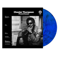 Chester Thompson - Powerhouse (Blue With Black Swirl) vinyl cover