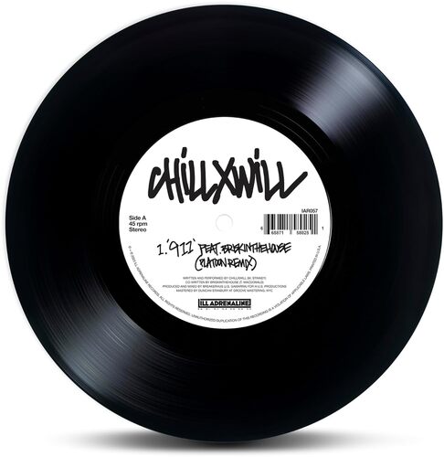 Chillxwill - 911 Platoon Remix B/W 1-800-*Uck-Outtahere vinyl cover