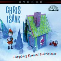 Chris Isaak - Everybody Knows It's Christmas (Deluxe; Spring Green/Bone White Swirl) vinyl cover