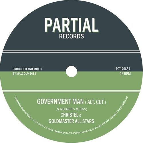 Christel & Goldmaster All Stars - Government Man Alt Cut vinyl cover