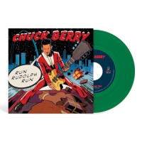Chuck Berry - Run Rudolph Run (Evergreen; Single) vinyl cover