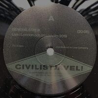 Civilistjavel! - Generalstrejk vinyl cover