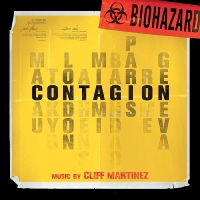 Cliff Martinez - Contagion Soundtrack Limited Gold & Red "biohazard" Edition vinyl cover