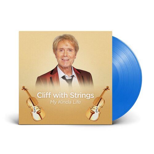 Cliff Richard - Cliff With Strings: My Kinda Life (Blue) vinyl cover