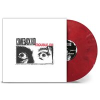 Comeback Kid - Trouble (Marbled White, Black & Transparent Red) vinyl cover