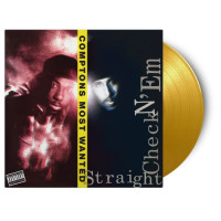 Compton's Most Wanted - Straight Checkn Em (Yellow) vinyl cover