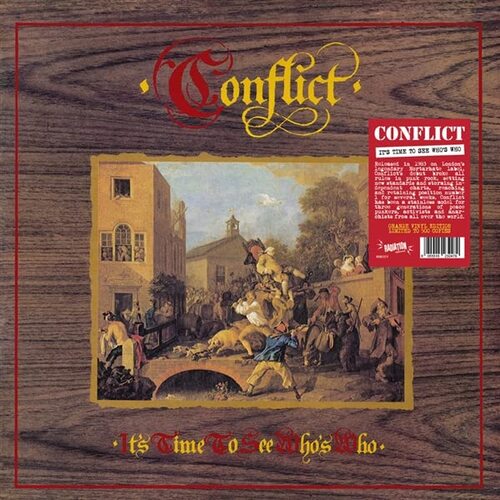 Conflict - It's Time To See Who's Who vinyl cover