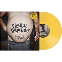 Cosmic Psychos - I Really Like Beer (Pale Ale Yellow) vinyl cover