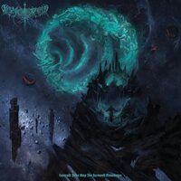 Cosmic Putrefaction - Emerald Fires Atop The Farewell Mountains vinyl cover