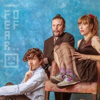 Cowtown - Fear Of... (Teal & White Marble) vinyl cover