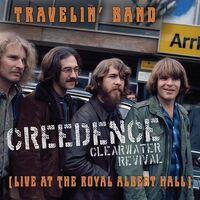 Creedence Clearwater Revival - Travelin' Band Live At Royal Albert Hall (Translucent Red) vinyl cover