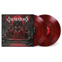 Crematory - Destination (Red Marble) vinyl cover