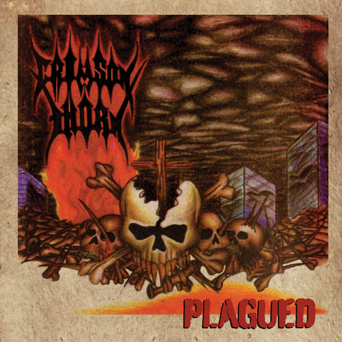 Crimson Thorn - Plagued vinyl cover