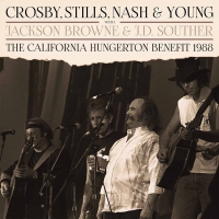 Crosby Stills Nash & Young - California Hungerton Benefit vinyl cover