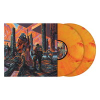 Cryptic Shift - Overspace & Supertime (Cloudspace Orange) vinyl cover