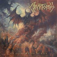 Cryptopsy - As Gomorrah Burns (Gold & Black Galaxy) vinyl cover