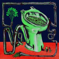 Cuntroaches - Cuntroaches (Dual-Lock-Groove Radioactive-Bile Green) vinyl cover