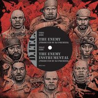 D.i.t.c. - The Enemy Produced By Dj Premier / Instrumental vinyl cover