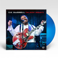 D.K. Harrell - Talkin' Heavy (Translucent Blue) vinyl cover