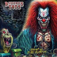Dangerous Toys - Vitamins & Crash Helmets Live (Blue) vinyl cover