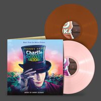 Danny Elfman - Charlie & The Chocolate Factory (Original Soundtrack; Marshmallow Pink & Chocolate Brown) vinyl cover