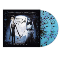 Danny Elfman - Corpse Bride Soundtrack (Blue Moon with Purple & Black Ghost Splatter) vinyl cover