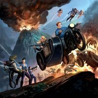 Dario Russo - Danger 5 Original Series Soundtrack vinyl cover