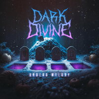 Dark Divine - Undead Melody (Purple & Black ButterflyWith Blue & White Splatter) vinyl cover