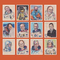 Darren Hayman - 12 Astronauts vinyl cover