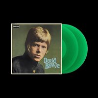 David Bowie - David Bowie (Transparent Green) vinyl cover