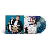 David Hasselhoff - Party Your Hasselhoff - Green/Blue & White Splatter Vinyl, 2 Bonus Tracks vinyl cover
