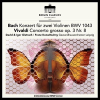 David Oistrach - Bach & Vivaldi: Violin Concertos vinyl cover