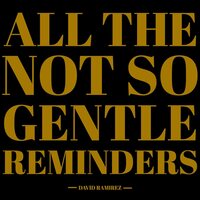 David Ramirez - All The Not So Gentle Reminders vinyl cover
