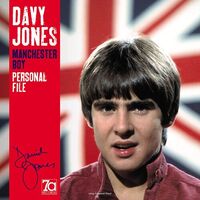 Davy Jones - Manchester Boy: Personal File (Black & White Splatter) vinyl cover