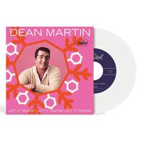 Dean Martin - LEt It Snow / Rudolph The Red-Nosed Reindeer (White) vinyl cover