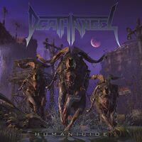 Death Angel - Humanicide Limited Purple/cyan Splatter vinyl cover
