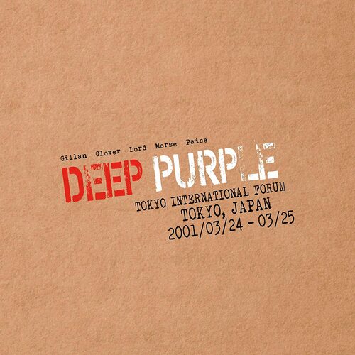 Deep Purple - Live In Tokyo 2001 (Limited Red & Clear 'Flag Of Japan') vinyl cover