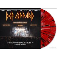 Def Leppard - Diamond Star Heroes: Live from Sheffield (Multicolor Splatter) vinyl cover