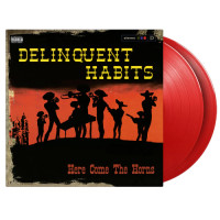 Delinquent Habits - Here Comes The Horns (Red) vinyl cover