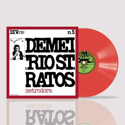 Demetrio Stratos - Metrodora (Red) vinyl cover