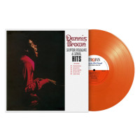 Dennis Brown - Super Reggae & Soul Hits - Orange vinyl cover