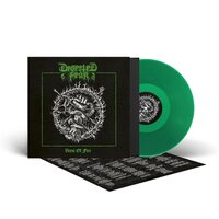Deserted Fear - Veins of Fire (Green) vinyl cover