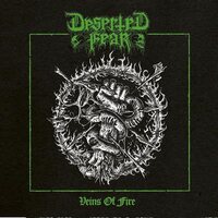 Deserted Fear - Veins of Fire vinyl cover