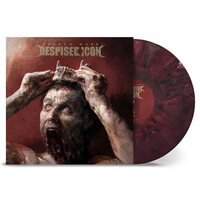 Despised Icon - Shadow Work (Red, Black, White Marbled) vinyl cover