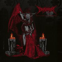 Devastator - Baptised In Blasphemy vinyl cover
