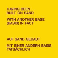 Dickie Landry - Having Been Built On Sand vinyl cover