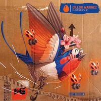 Dillon Marinez - Wormhole vinyl cover