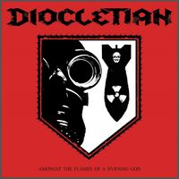 Diocletian - Amongst The Flames Of A Burning God vinyl cover